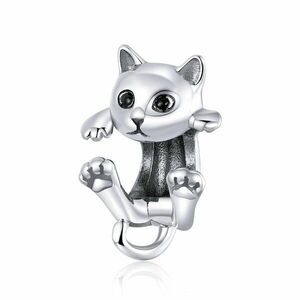 Talisman din argint Little Kitty imagine