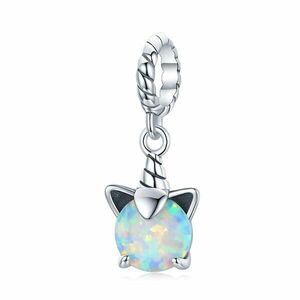 Talisman din argint Opal Little Unicorn imagine