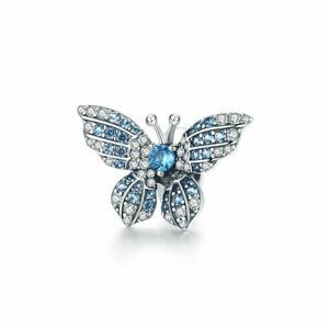 Talisman din argint Blue Butterfly Bead imagine