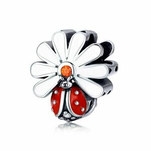 Talisman din argint Spring Ladybug imagine