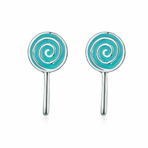 Cercei din argint Turquoise Lollypop imagine