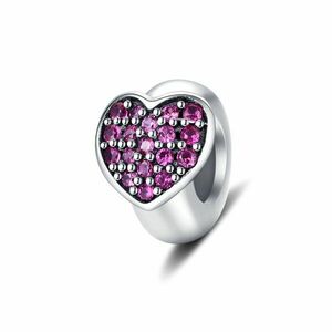 Talisman din argint Heart Stopper Bead imagine