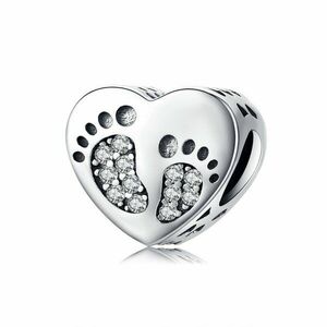 Talisman din argint Footprint Charm imagine