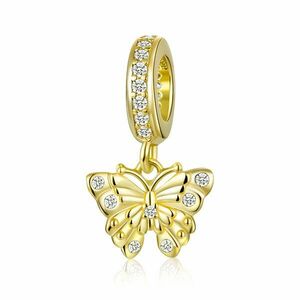 Talisman din argint Golden Glamour Butterfly imagine