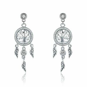 Cercei din argint Ancestors Silver Tree imagine