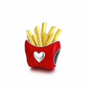 Talisman din argint Love for Fries imagine