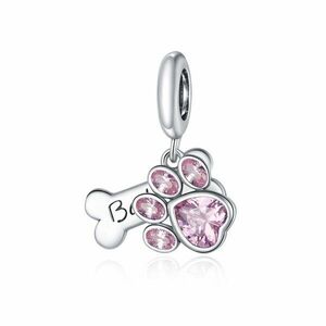 Talisman din argint Pink Paw & Bone imagine