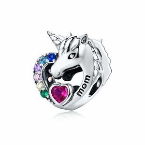 Talisman din argint Unicorn Love imagine