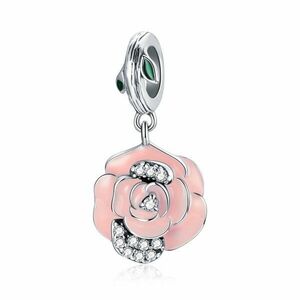 Talisman din argint Amazing Pink Rose imagine