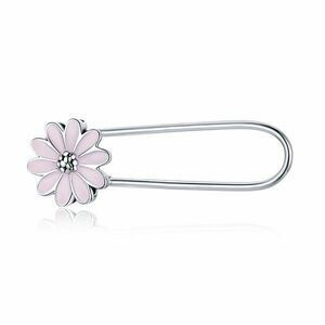 Brosa din argint Flower Safety Pin imagine