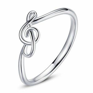 Inel din argint Silver Treble Clef imagine