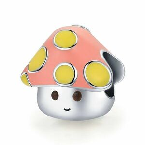 Talisman din argint Cute Mushroom imagine