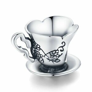 Talisman din argint Bohemian Tea Cup imagine