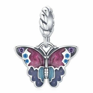 Talisman din argint Glamorous Butterfly imagine