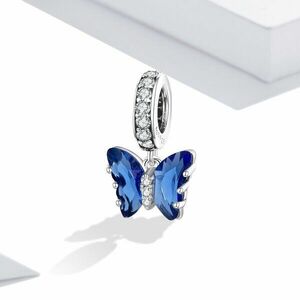 Talisman din argint Zircon Butterfly imagine