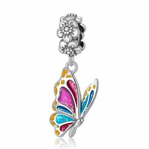 Talisman din argint Colorful Butterfly imagine