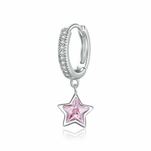 CERCEL din argint Lovely Pink Star imagine