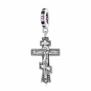 Talisman din argint Cross of Jesus imagine