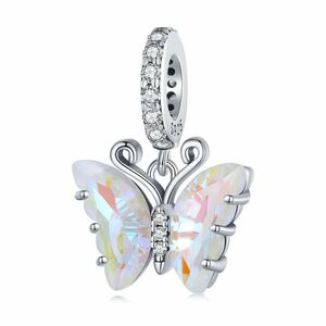 Talisman din argint Elegant Colorful Butterfly imagine