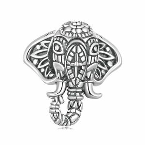 Talisman din argint Indian Elephant imagine