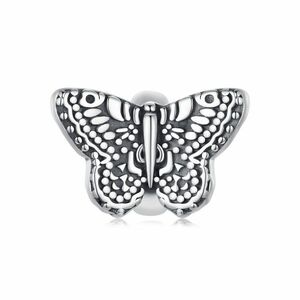 Talisman din argint Simple Vintage Butterfly imagine