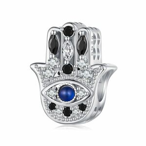 Talisman din argint Sparkling Hamsa imagine