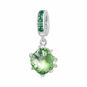 Talisman din argint Big Green Gem imagine