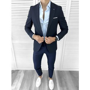 Sacou barbati slim fit 637 P19-5.2 imagine