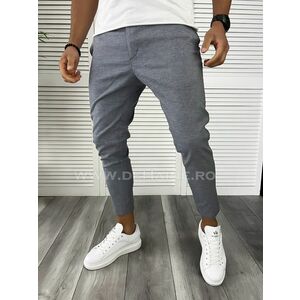 Pantaloni barbati casual regular fit gri B8000 P18-4.3 imagine