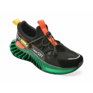 Pantofi sport 33Y negri, A29, din material textil imagine