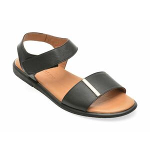 Sandale casual FLAVIA PASSINI negre, 883901, din piele naturala imagine