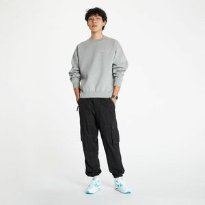 Hanorac Nike Nrg SoloSwoosh Crew Fleece Dk Grey Heather/ White imagine