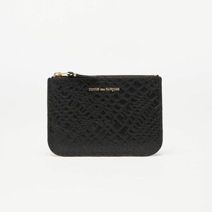 Portofel Comme des Garçons Embossed Roots Wallet Black imagine