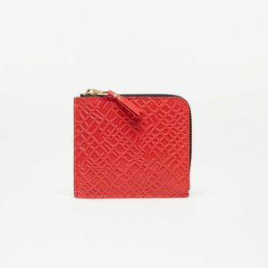 Portofel Comme des Garçons Embossed Roots Wallet Red imagine