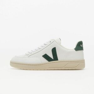 Sneakers Veja V-12 Leather Extra White/Cyprus imagine