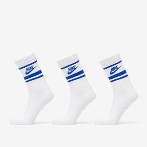 Nike Sportwear Everyday Essential Crew Socks 3-Pack White/ Game Royal imagine