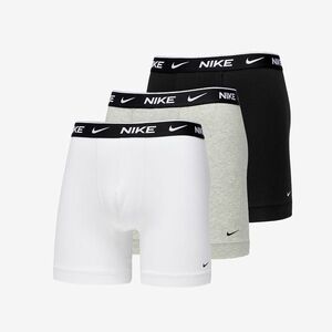 Nike Dri-FIT Boxer Brief 3-Pack C/O Black/ Melange Grey/ White imagine