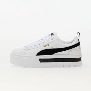 Sneakers Puma Mayze Leather Wn's Puma White-Puma Black imagine