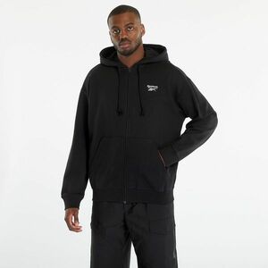 Hanorac Reebok Classics Small Vector Zip-Up Hoodie Black imagine