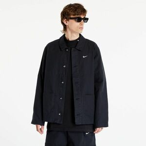 Jacheta Nike Life Men's Unlined Chore Coat Black/ White imagine