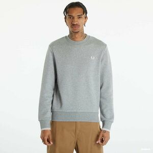 Hanorac FRED PERRY Crew Neck Sweatshirt Steel Marl imagine