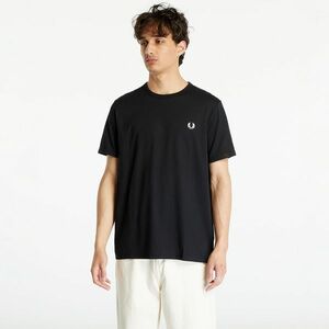 Tricou FRED PERRY Ringer Tee Black imagine