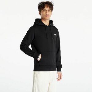 Hanorac FRED PERRY Tipped Hooded Sweatshirt Black imagine