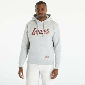 Hanorac Mitchell & Ness NBA Team Logo Hoody Lakers Grey imagine