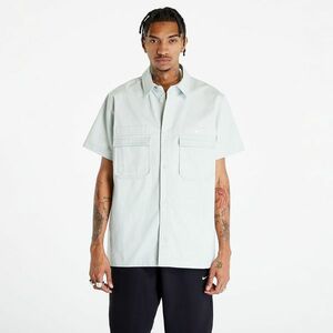 Cămașă Nike Life Woven Military Short-Sleeve Button-Down Shirt Light Silver/ White imagine