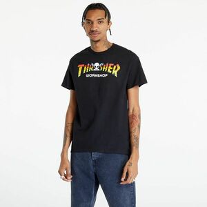 Tricou Thrasher x Aws Spectrum T-Shirt Black imagine