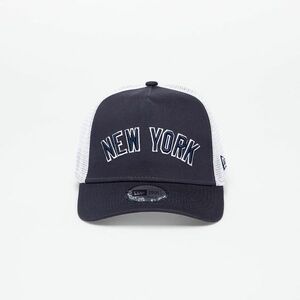 New Era New York Yankees Team Script Trucker Cap Navy/ Optic White imagine