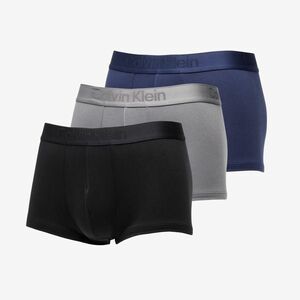 Calvin Klein Low Rise Trunk 3-Pack Black/ Blue Shadow/ Grey Sky imagine