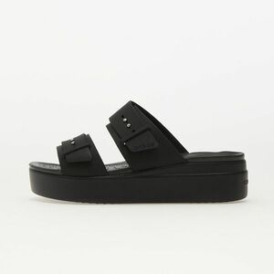 Sneakers Crocs Brooklyn Buckle Low Wedge Black imagine