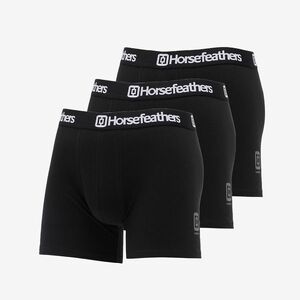 Horsefeathers Dynasty 3Pack Boxer Shorts Black imagine